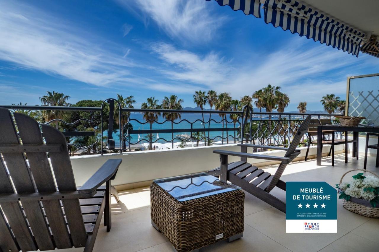 Cannes Croisette Superbe 3P Front De Mer מראה חיצוני תמונה